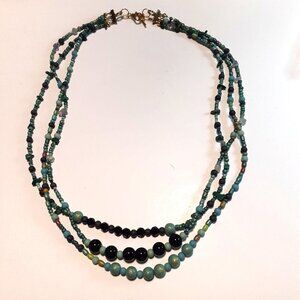 Handmade Multistrand Necklace 30"